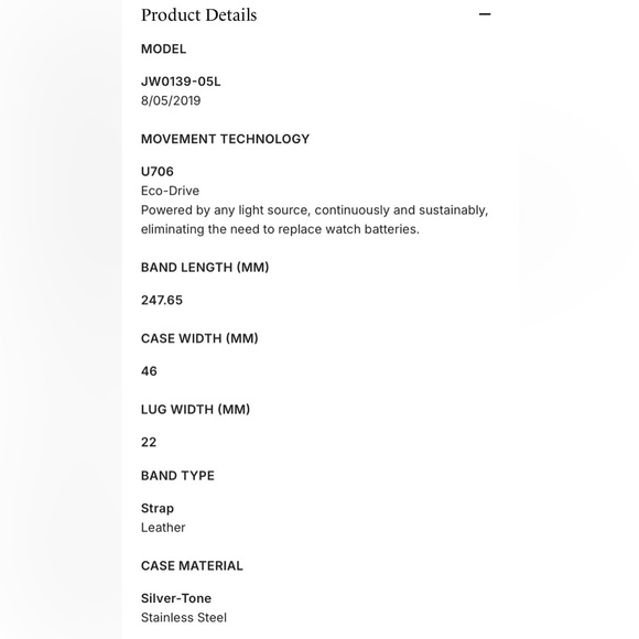 NWT NIB Citizen Promaster JW0139-05L Eco-Drive Men’s Watch - Picture 7 of 8